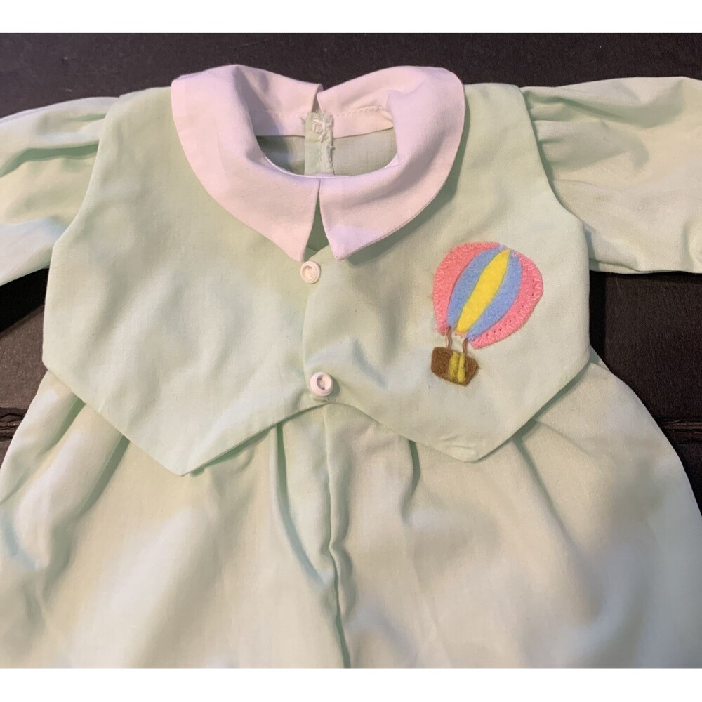 Ashton Drake Baby’s First Outing Outfit – Nursery Newborns – Mint Green – NEW - Picture 5 of 9